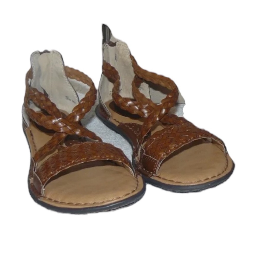 BOC Brown Braided Sandals